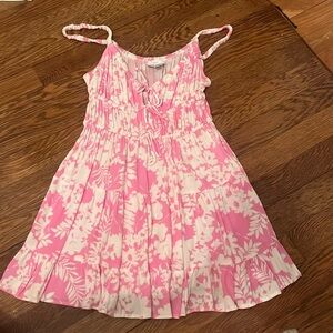 Sky to Moon (Isabelle's Cabinet) Pink Floral Dress Size Small
